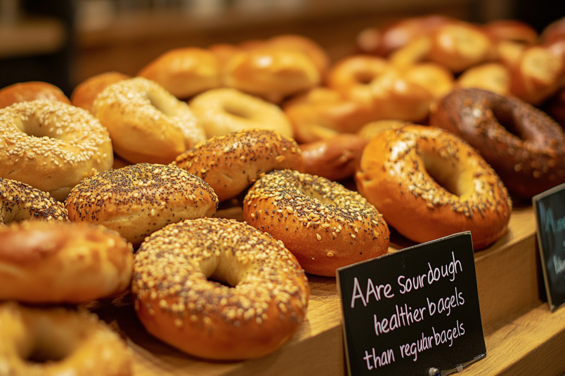 Are sourdough bagels healthier than regular bagels