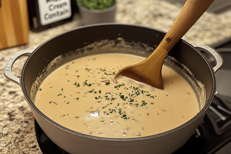 What Does Cream Sauce Contain