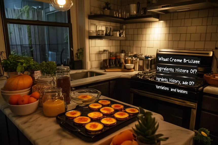 What is Crème Brûlée Made Of? Ingredients, History, and Variations