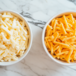 Close up of Chick-fil-A American cheese, top-down view.