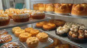 A pound cake, showing the storage process, with the title do pound cakes need to be refrigerated.