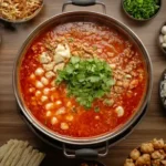 Freshly made bang bang sauce in a small dish.
