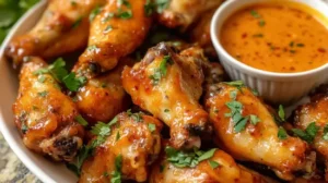  Freshly made bang bang sauce in a small dish.
