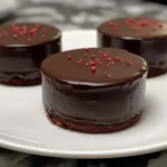 Basic ganache formula being mixed in a bowl.