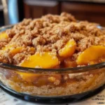 What's the difference between a peach cobbler and a crumble?