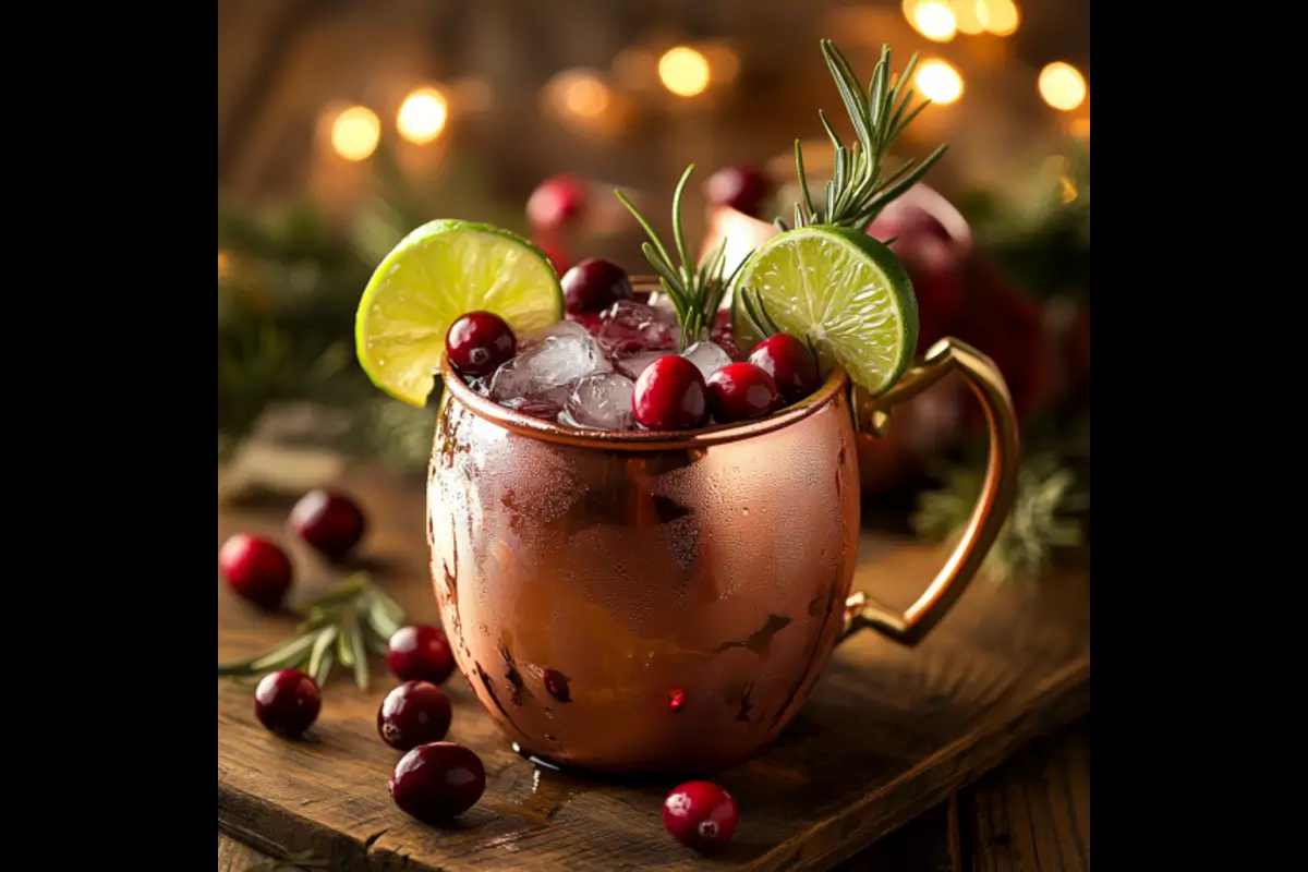 cranberry Moscow mule recipe