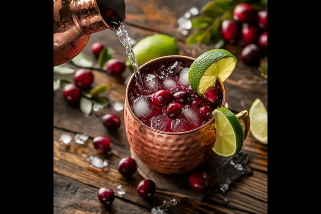 cranberry Moscow mule recipe